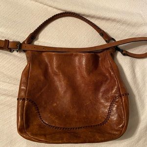 Frye Melissa Whipstitch Leather Hobo